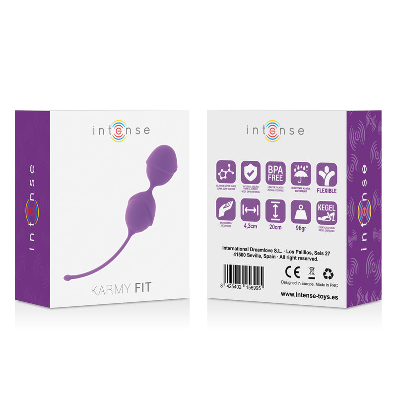 INTENSO KARMY FIT KEGEL SILICONE PURPLE