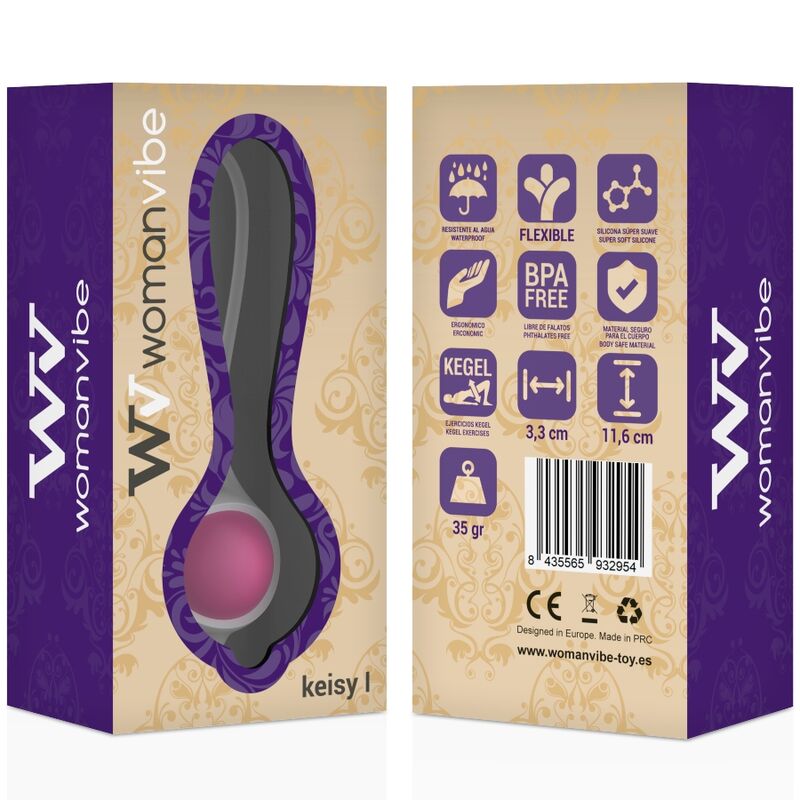 WOMANVIBE KEISY I BALL GEISHA SILICONE ROSA