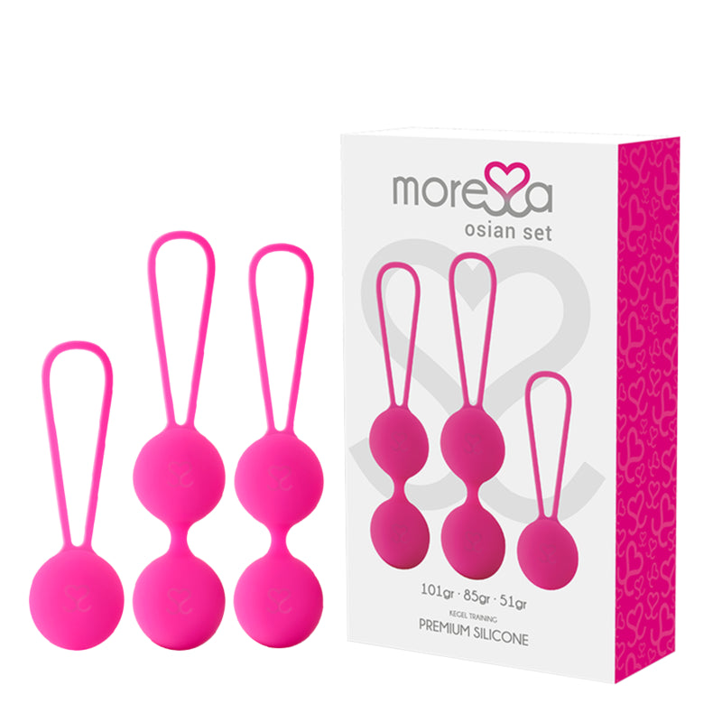 CONJUNTO MORESSA OSIAN PREMIUM SILICONE ROSA