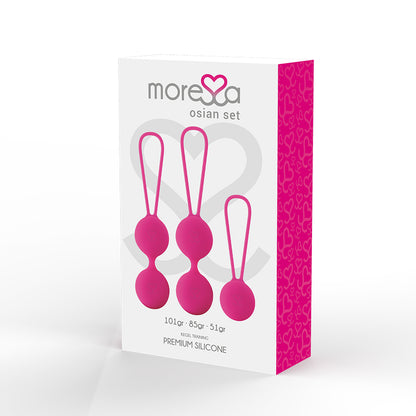 CONJUNTO MORESSA OSIAN PREMIUM SILICONE ROSA