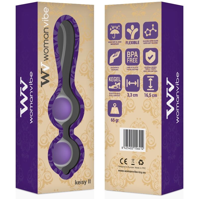 BOLAS DE SILICONE WOMANVIBE KEISY II