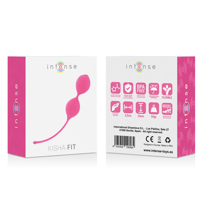 INTENSO KISHA FIT SILICONE KEGEL HOT PINK