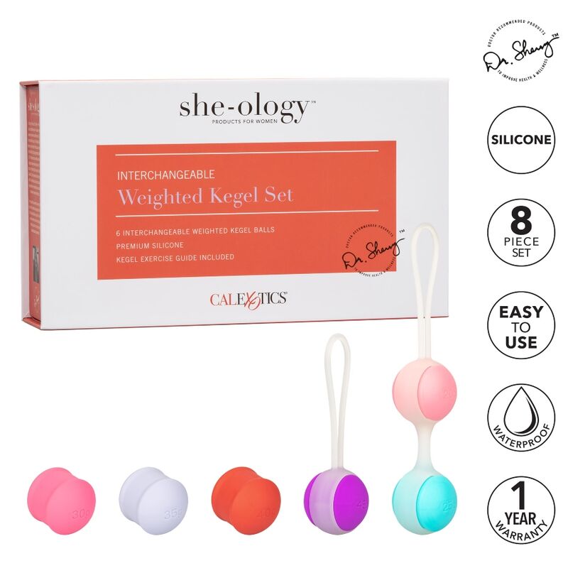 CALEX SHE OLOGY SET BOLAS KEGEL INTERCAMBIABLES