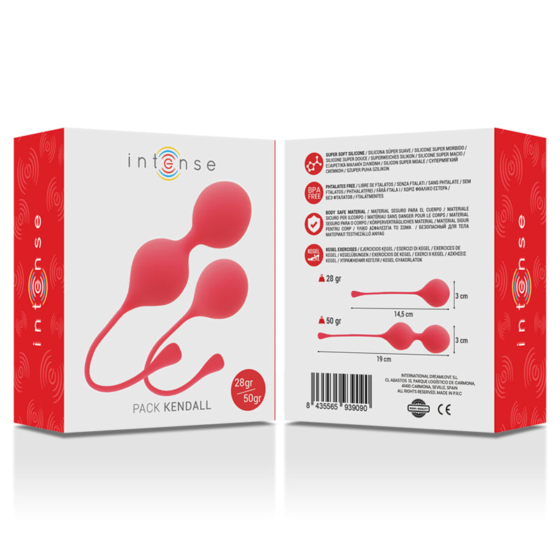 INTENSO KEGEL BEADS PACK KENDALL RED
