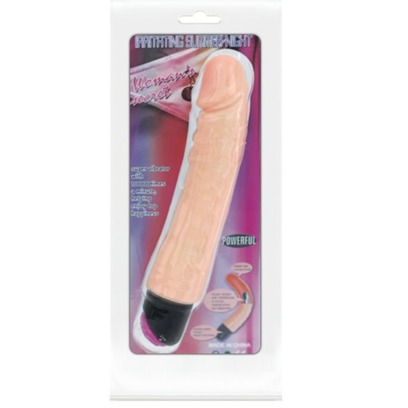 VIBRADOR REALISTICO FLEXIBLE 25 CM