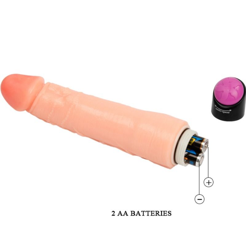 VIBRADOR REALISTICO FLEXIBLE 25 CM