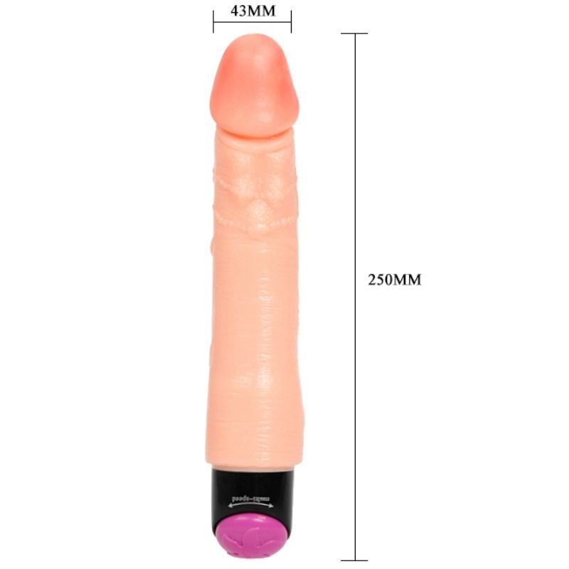 VIBRADOR REALISTICO FLEXIBLE 25 CM