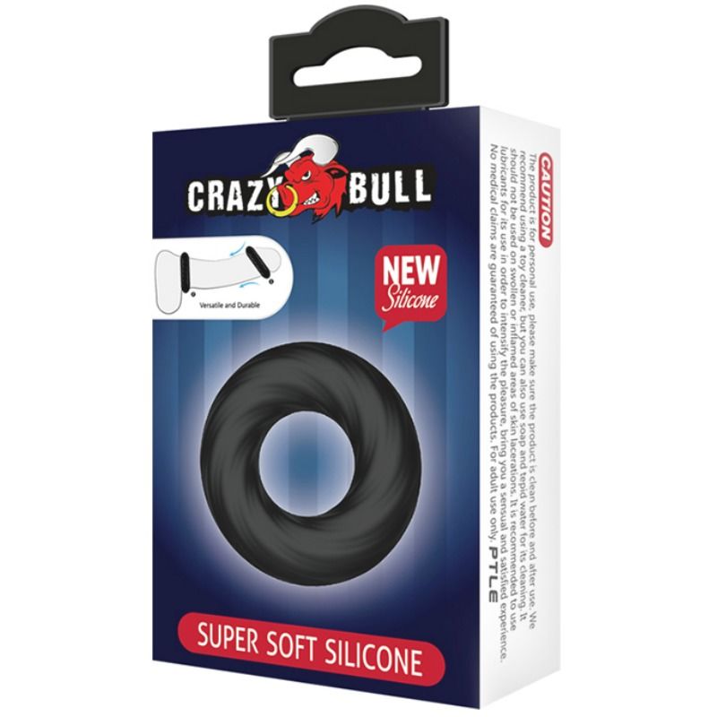 CRAZY BULL ANEL DE SILICONE SUPER MACIO