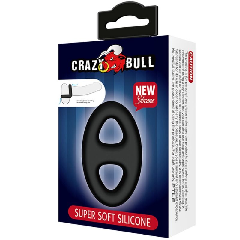 CRAZY BULL ANEL DUPLO DE SILICONE SUPER SOFT