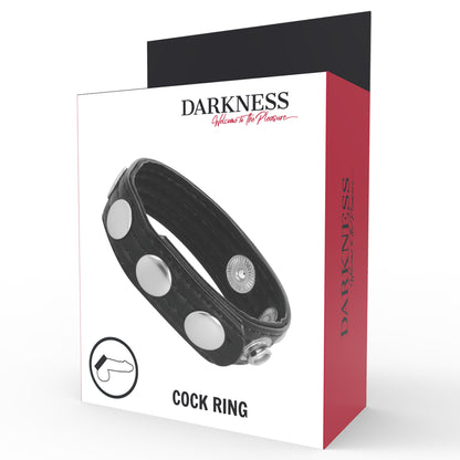 DARKNESS COCKRING DE COURO