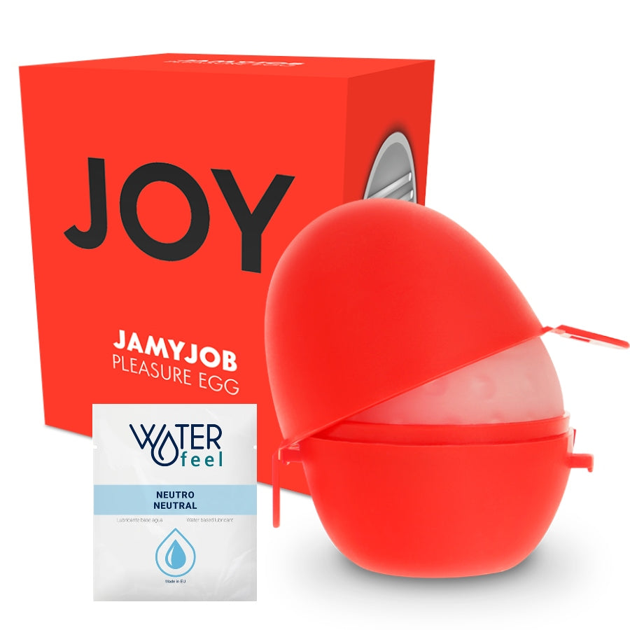 JAMYJOB EGG MASTURBATOR RED VERSION DISCRETT