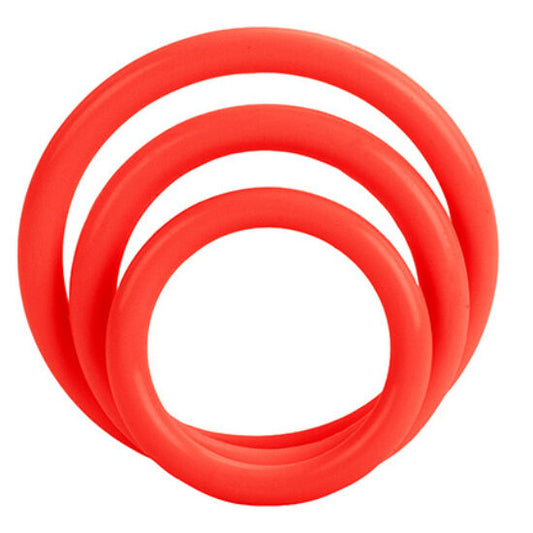 CALEX TRI RINGS SET RED