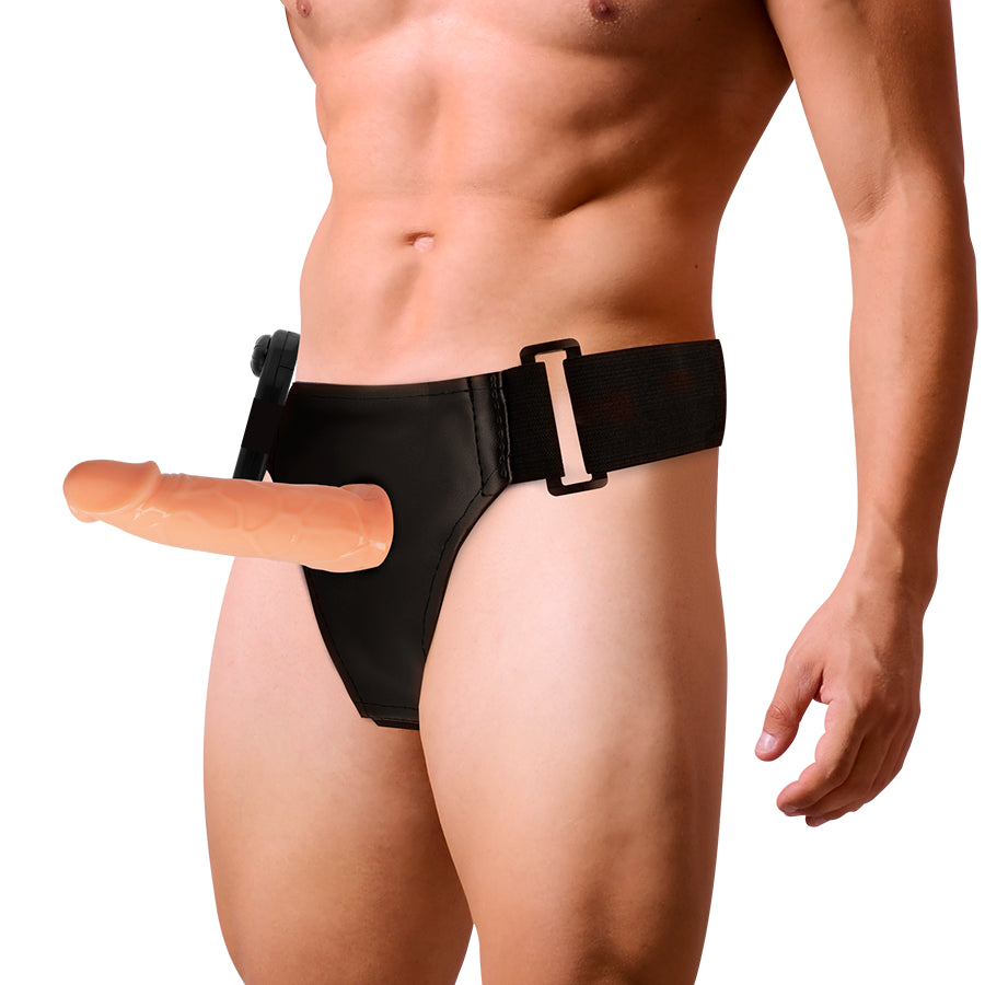 HARNESS ATTRACTION aRNES HUECO WILLIAN CON VIBRADOR 17 X 45CM