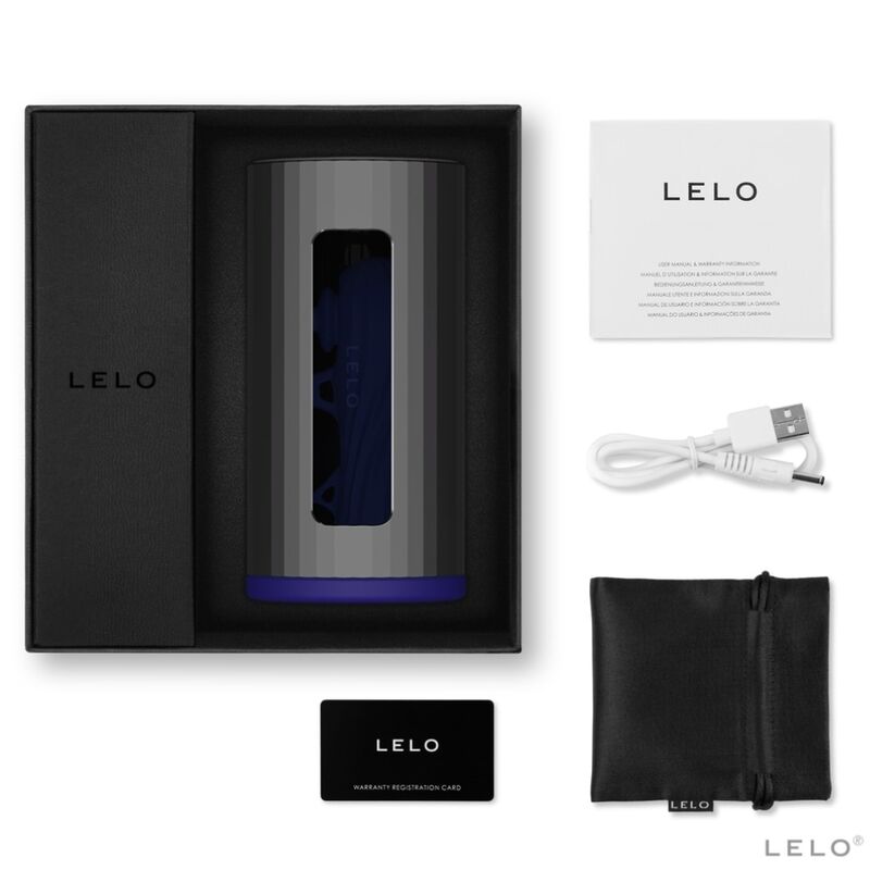 LELO F1S V2 MASTURBADOR CON TECNOLOGIA SDK VERMELHO E PRETO PISTOLA E MEIA NOITE AZUL