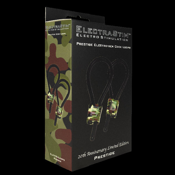 ELECTRASTIM PRESTIGE ELECTRALOOPS AJUSTaVEIS COCK RINGS CAMUFLAGEM