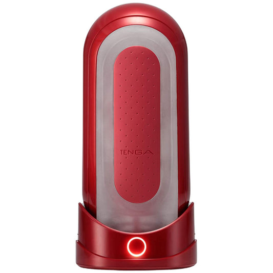 TENGA FLIP 0 ZERO VERMELHO E CONJUNTO DE AQUECIMENTO FLIP