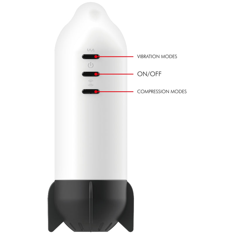 TECNOLOGIA DE COMPRESSaO E VIBRAyaO MACIA DO MASTURBADOR JAMYJOB ROCKET