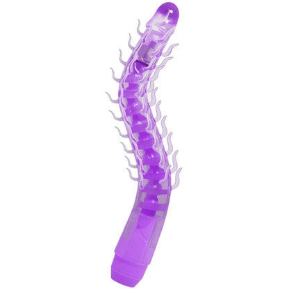 FLEXI VIBE SENSUAL SPINE BENDABLE VIBRATING DILDO LILA 235 CM