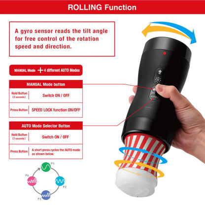 TENGA VACUUM GYRO ROLLER SUCyaO E ROTAyaO