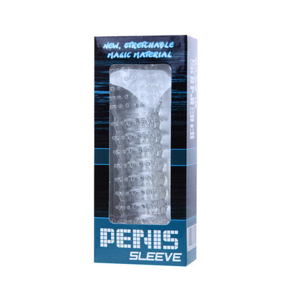 PENIS SLEEVE WITH STIMULATING POINTS PINK 14 CM