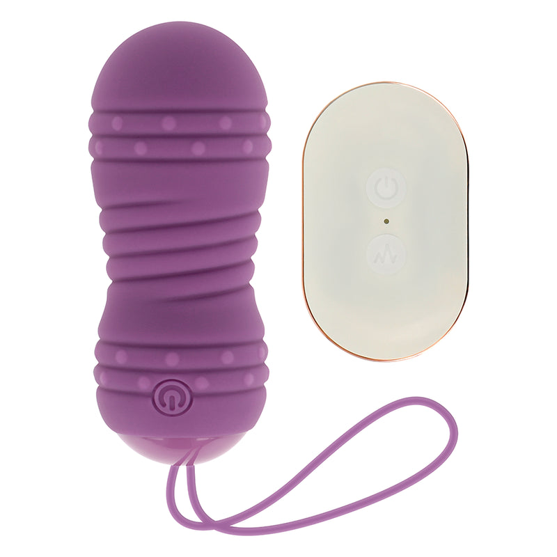 OHMAMA CONTROLE REMOTO ROTATIVO EGG 7 PADRoES ROXO