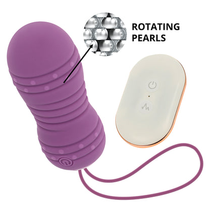 OHMAMA CONTROLE REMOTO ROTATIVO EGG 7 PADRoES ROXO