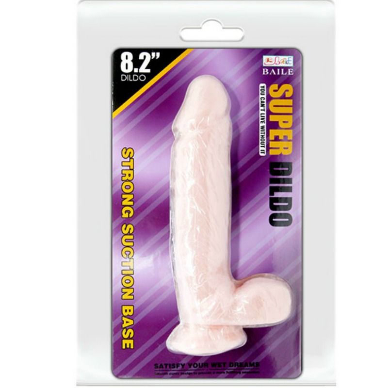 BAILE SUPER DILDO REALISTICO NATURAL 215 CM