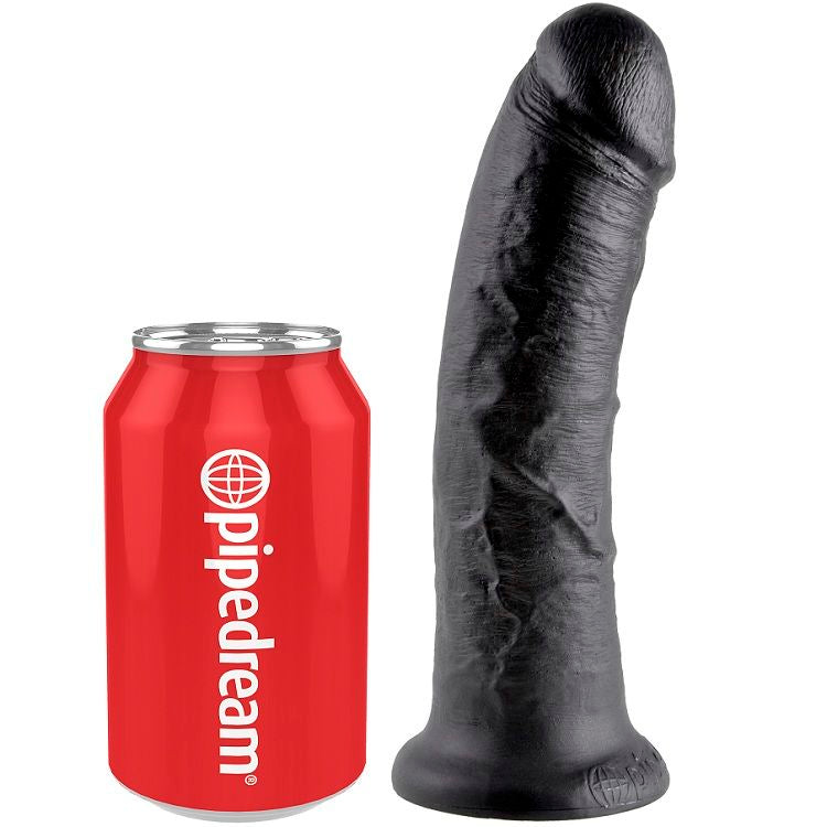 KING COCK 8 PENE NEGRO 203 CM