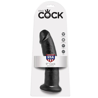 KING COCK 9 PENE NEGRO 229 CM