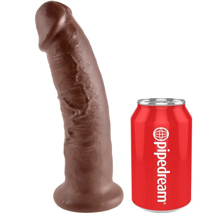 KING COCK 9 PENE MARRON 229 CM