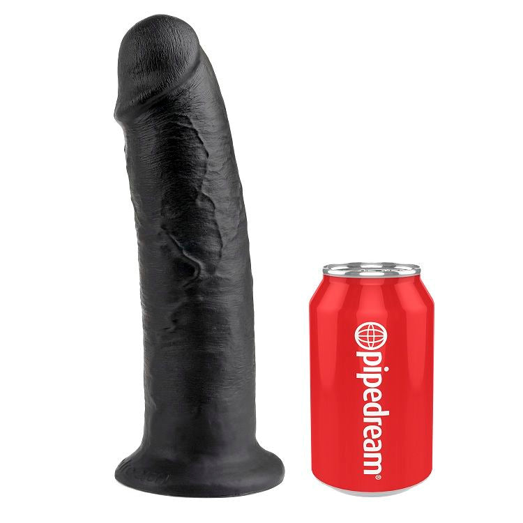 KING COCK 10 PENE NEGRO 25 CM