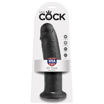 KING COCK 10 PENE NEGRO 25 CM