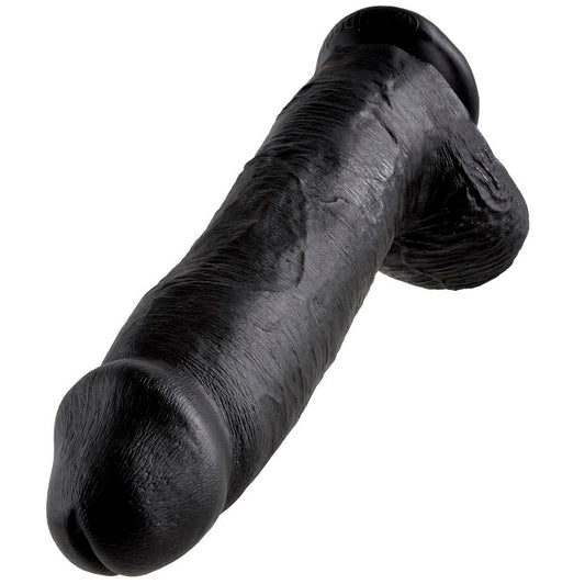 KING COCK 12 PENE REALISTICO NEGRO 3048 CM