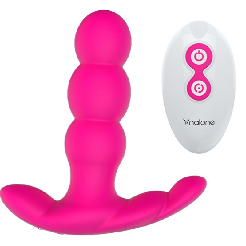 NALONE PEARL VIBRATOR ANAL DE CONTROLE REMOTO PRETO