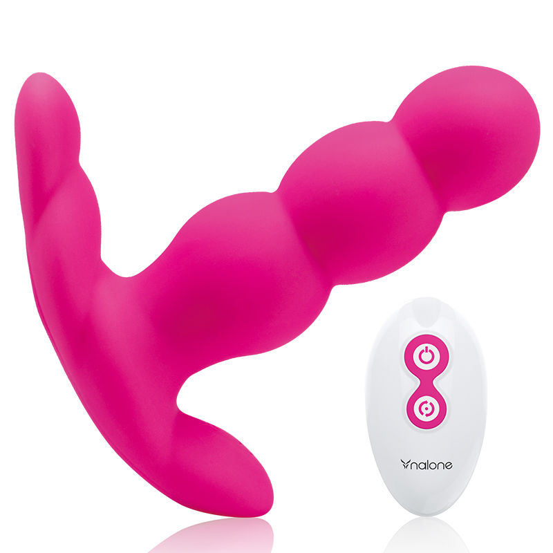 NALONE PEARL VIBRATOR ANAL DE CONTROLE REMOTO PRETO