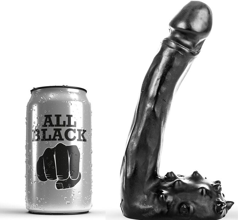 ALL BLACK DILDO 19CM