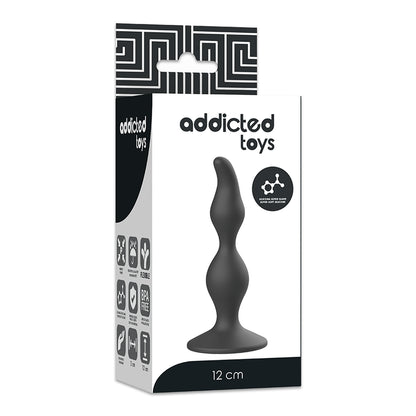 TOYS TOYS ANAL SEXUAL PLUG 12 CM PRETO