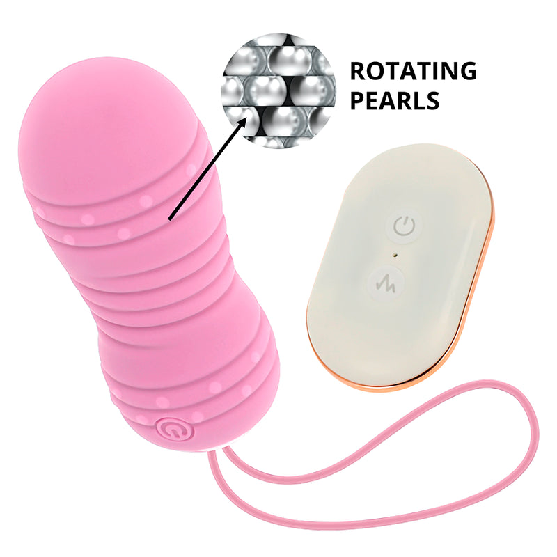 OHMAMA CONTROLE REMOTO ROTATING EGG 7 PADRoES ROSA