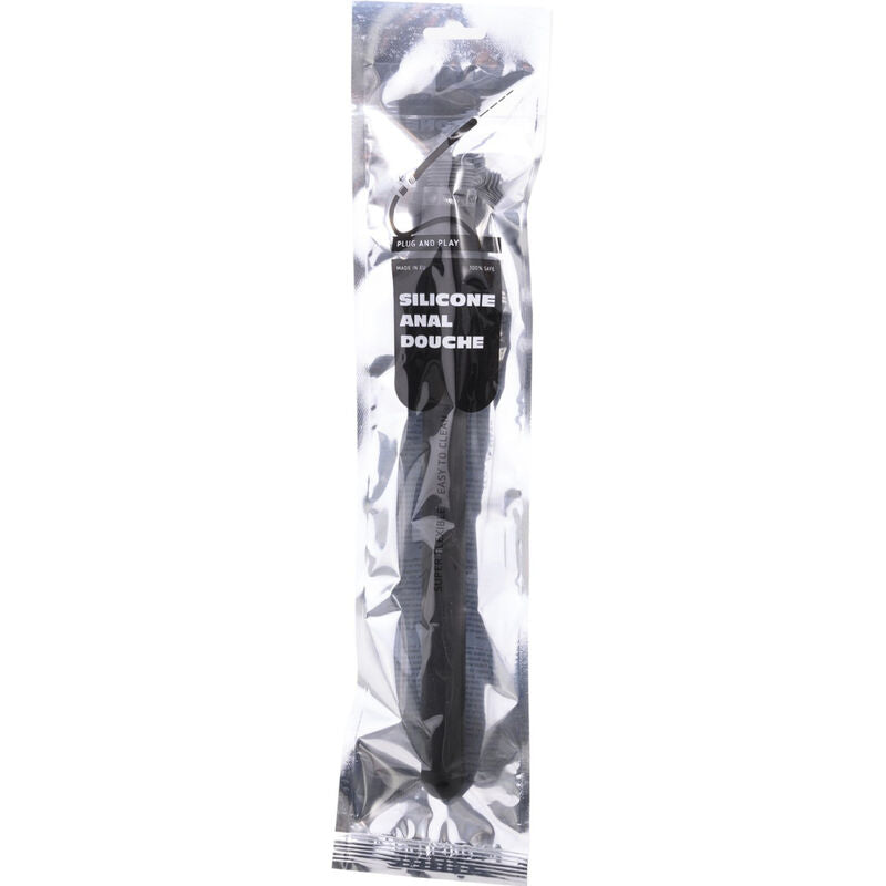 ALL BLACK SILICONE ANAL DOUCHE 27CM