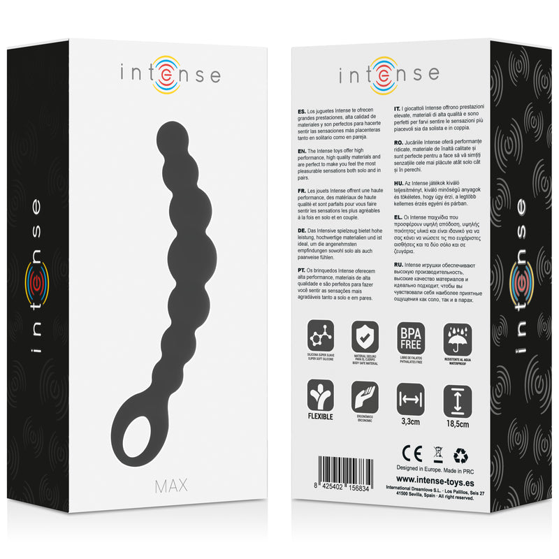 INTENSO ANAL BEADS MAX BLACK