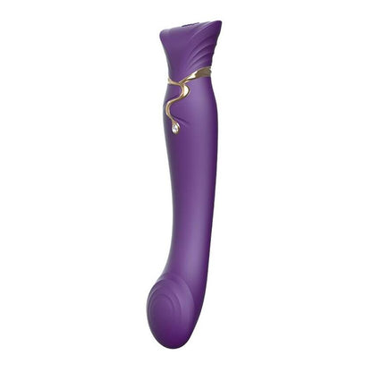 ZALO QUEEN SET PULSE WAVE CLIT STIM PURPLE