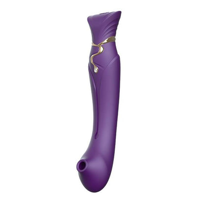 ZALO QUEEN SET PULSE WAVE CLIT STIM PURPLE