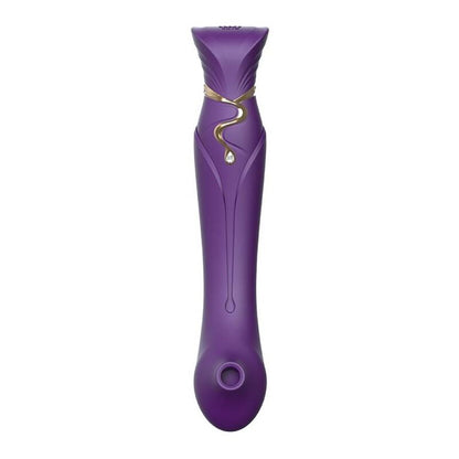 ZALO QUEEN SET PULSE WAVE CLIT STIM PURPLE