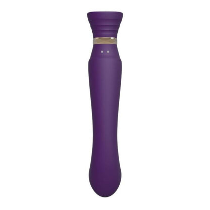 ZALO QUEEN SET PULSE WAVE CLIT STIM PURPLE