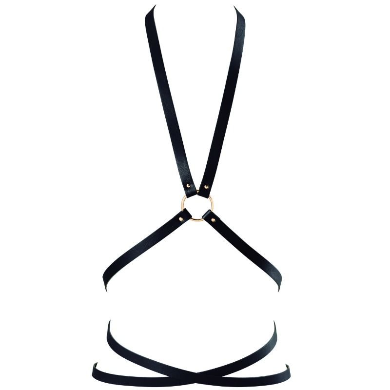 BIJOUX INDISCRETS MAZE MULTI WAY HARNESS BLACK