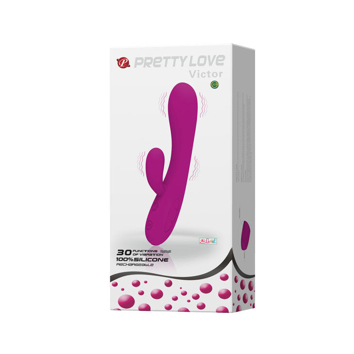 SMART PRETTY LOVE VIBRADOR CON ESTIMULADOR CLITORIS VICTOR