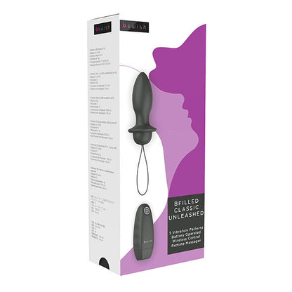 B SWISH BFILLED CLASSIC VIBRATING PLUG PRETO