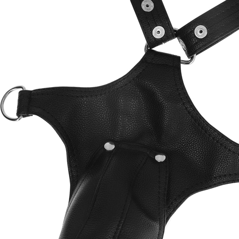 FETISH SUBMISSIVE ATTITUDE ECO LEATHER BODY STRAP HARNESS MEN