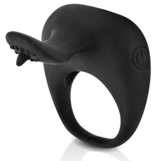 ANILLO VIBRADOR THIMBLE PRETTY LOVE NEGRO