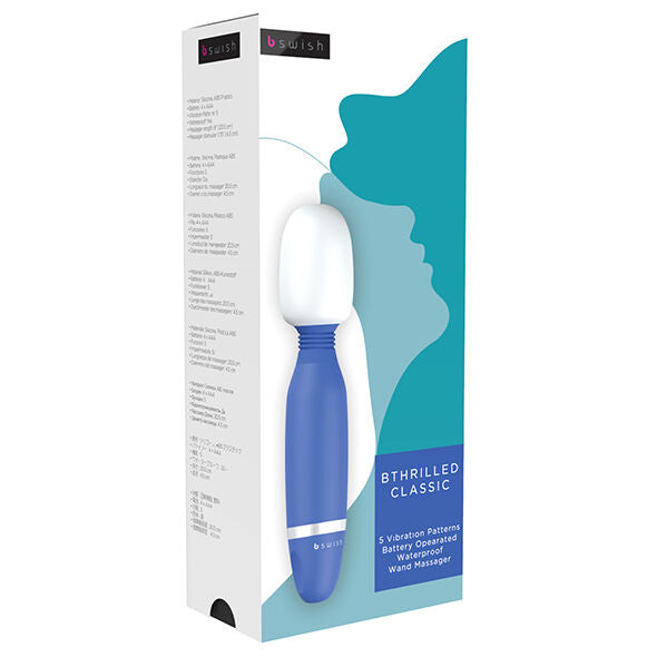 B SWISH BTHRILLED CLASSIC WAND VIBRATOR DENIM